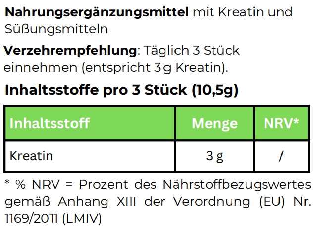 Kreatin Gummies - 90 Stk.