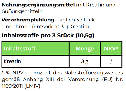 Kreatin Gummies - 90 Stk.